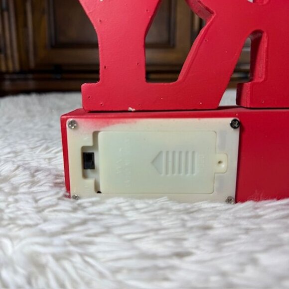 Gerson International MERRY CHRISTMAS Wood LED Light Tabletop Holiday Decor Sign - Picture 10 of 14